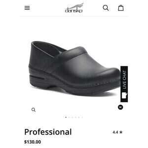 Dansko Professional Occupational Women’s Black Clogs Work Safety Shoes US 6.5 37